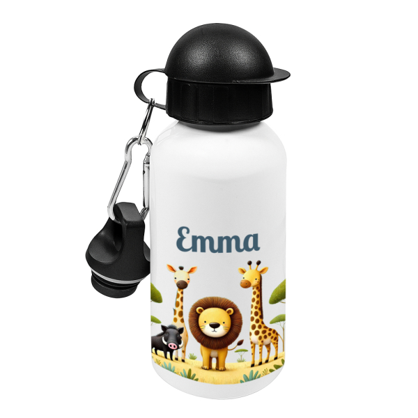 Personalised water bottle safari