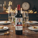 Personalised wine bottle Photo Crest
