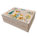 Personalised wooden keepsake box Enchanted Forest
