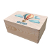 Personalised wooden keepsake box Hot Air Balloon