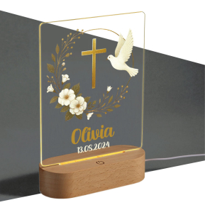 Personalized baptism night light Personalized baptism night light