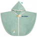 Personalized bath cape for children  Green Penguin