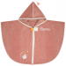 Personalized bath cape for children  Marsala Squirrel