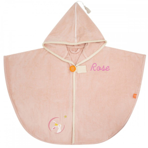 Personalized bath cape for children – Pink Rabbit Personalized bath cape for children – Pink Rabbit