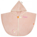 Personalized bath cape for children  Pink Rabbit