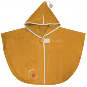 Personalized bath cape for children – Yellow Lion Personalized bath cape for children – Yellow Lion