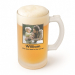 Personalized beer mug with a photo