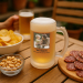 Personalized beer mug with a photo