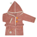 Personalized child bathrobe Marsala Squirrel