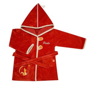 Personalized child bathrobe Red Panda Personalized child bathrobe Red Panda