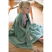Personalized children's towel 70 x 140 cm - Green Penguin