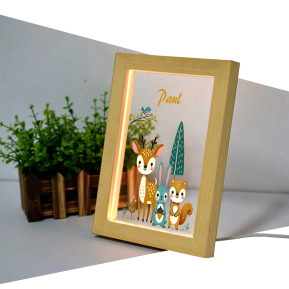 Personalized enchanted forest LED frame Personalized enchanted forest LED frame