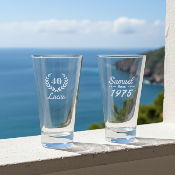 Personalised liqueur glass Birthday - Bistro Vibe