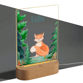 Personalized night light forest and animals Personalized night light forest and animals