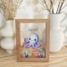 Personalized ocean LED frame