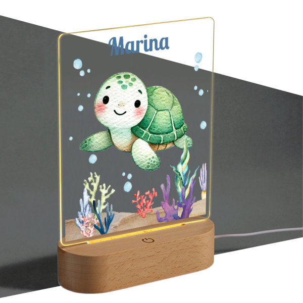 Personalized ocean night light
