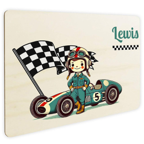 Personalized door sign race car driver Personalized door sign race car driver