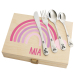 Rainbow box and its personalized cutlery