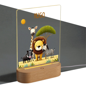 Personalized safari night light Personalized safari night light