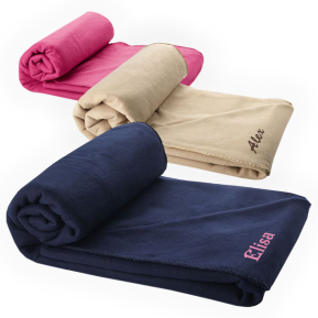 Personalised fleece blanket