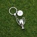 Engraved trophy-shaped keyring Engraved trophy-shaped keyring
