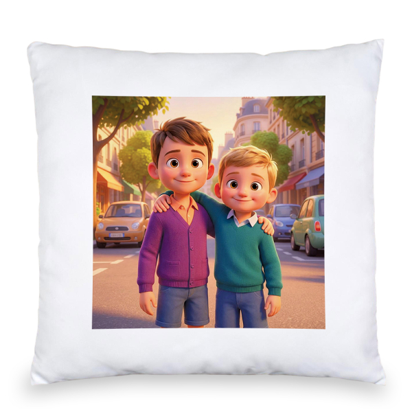 Portrait in the style of 3D animated film based on a photo