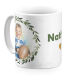 Portrait mug in a botanical frame Portrait mug in a botanical frame