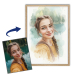 Watercolour portrait based on a photo Watercolour portrait based on a photo