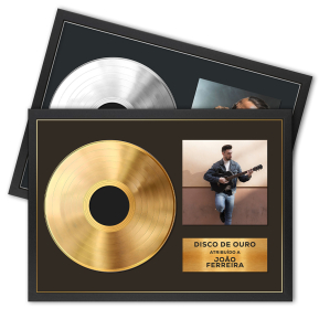 Framed poster - Gold or Platinum Record with photo Framed poster - Gold or Platinum Record with photo
