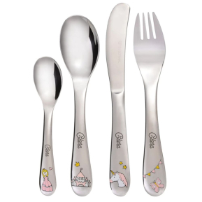 Princess cutlery personalised with name Princess cutlery personalised with name