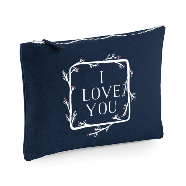 Printed pouch Flower frame