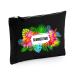 Printed pouch with name and Fidji design