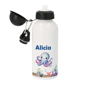 Printed water bottle ocean