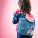 Personalised backpack for little girls ladybird