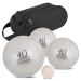Set of 3 personalised pétanque balls for a birthday