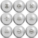  sets of 3 personalised obut pétanque boules