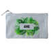 Small cotton pouch with palm print