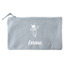 Small cotton pouch printed with name and design