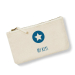 Small cotton pouch printed with name and design