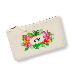 Small cotton pouch with Fidji print Small cotton pouch with Fidji print