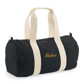 Sports bag embroidered with a first name Sports bag embroidered with a first name