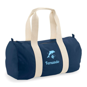 Sports bag printed with a first name and a design Sports bag printed with a first name and a design