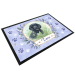 Watercolour pet bowl mat