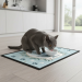 Watercolour pet bowl mat