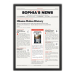 The news from the day you were born on a poster The news from the day you were born on a poster