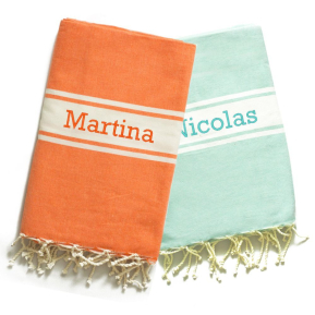 Personalized traditional beach fouta Personalized traditional beach fouta