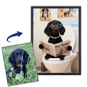 Well-behaved animals portrait from a photo