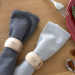 Wooden napkin ring with name