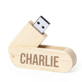 16 GB customised wooden USB stick
