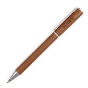 Personalised Timo Leather-Bound Ballpoint Pen Personalised Timo Leather-Bound Ballpoint Pen